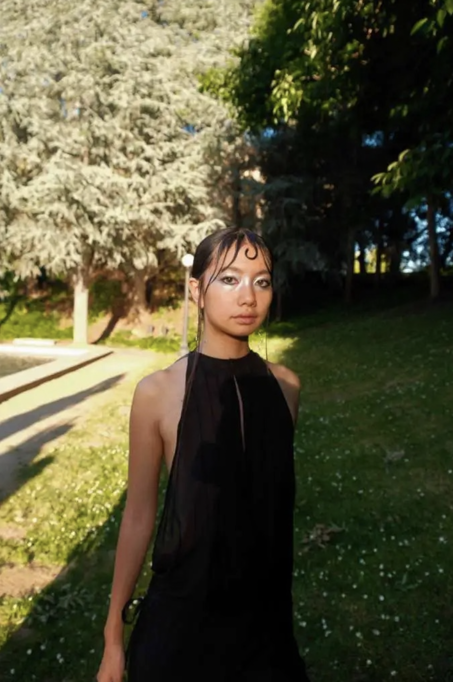 Renee Zbizika modeling at the Weather Any Storm fashion show